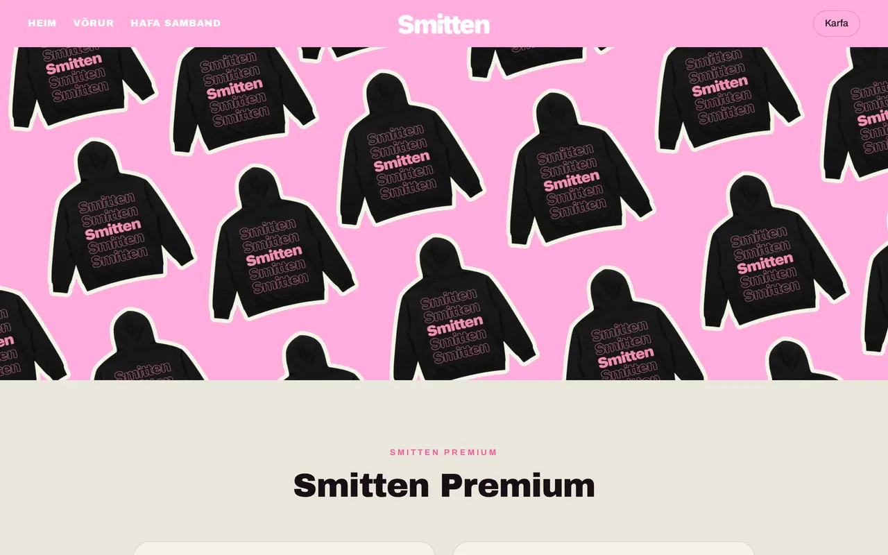 Smitten on a computer